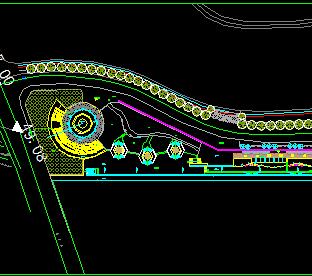 某河滨绿地景观绿化施工图纸免费下载与园林绿化工程设计施工指南