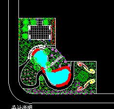 转角街头的绿色诗篇 绿地设计图纸与园林绿化工程全解析