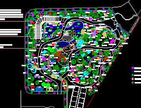 小公园景观施工图免费下载及园林绿化工程设计施工全解析
